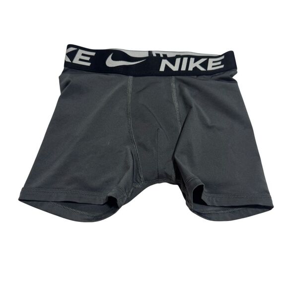 Nike Pro Grey Elastic Compression Shorts - Picture 1 of 3